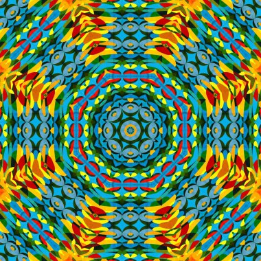 soyut renkli altıgen kare geometrik dikişsiz desen simetrik kaleydoskop moda, tasarım 