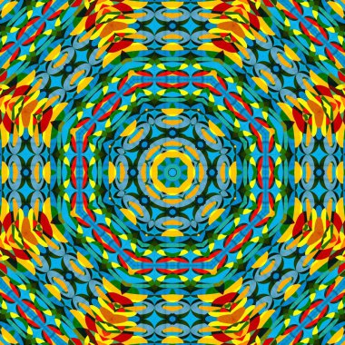 soyut renkli altıgen kare geometrik dikişsiz desen simetrik kaleydoskop moda, tasarım 