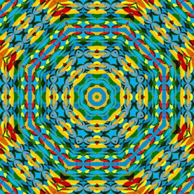 soyut renkli altıgen kare geometrik dikişsiz desen simetrik kaleydoskop moda, tasarım 