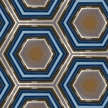 soyut renkli altıgen kare geometrik dikişsiz desen simetrik kaleydoskop moda, tasarım 
