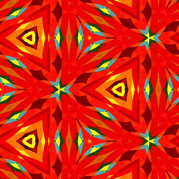 soyut renkli altıgen kare geometrik dikişsiz desen simetrik kaleydoskop moda, tasarım 