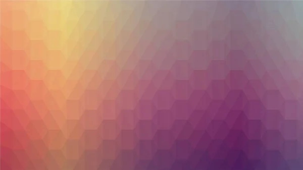 Färgglada Hexagon Låg Poly Mosaik Mönster Bakgrund Vector Polygonal Illustration — Stock vektor