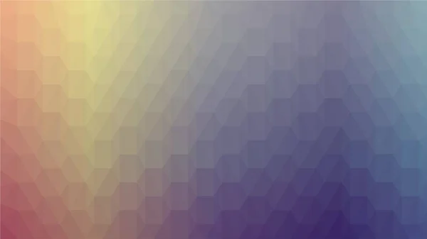 Färgglada Hexagon Låg Poly Mosaik Mönster Bakgrund Vector Polygonal Illustration — Stock vektor