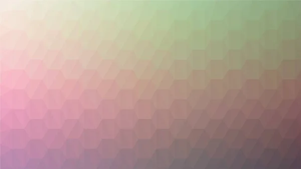 Färgglada Hexagon Låg Poly Mosaik Mönster Bakgrund Vector Polygonal Illustration — Stock vektor