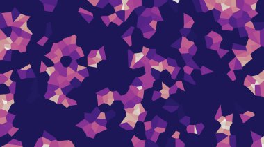 Renkli voronoi vektör soyut. Sorunsuz düzensiz satırları mozaik desen. Geometrik düz ızgara 