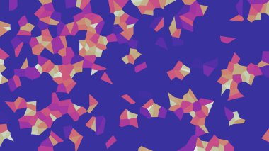 Renkli voronoi vektör soyut. Sorunsuz düzensiz satırları mozaik desen. Geometrik düz ızgara 