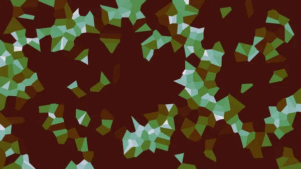 Kleurrijke Voronoi Vector Abstract Naadloze Onregelmatige Lijnen Mozaïek Patroon Geometrische — Stockvector