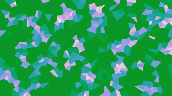 Farbenfrohe Voronoi Vektor Abstrakt Nahtlose Unregelmäßige Linien Mosaikmuster Geometrisches Flaches — Stockvektor