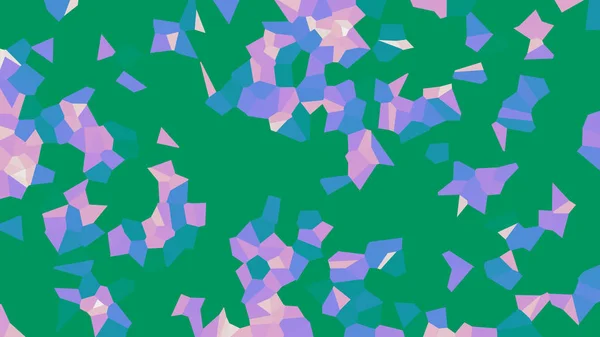 Kleurrijke Voronoi Vector Abstract Naadloze Onregelmatige Lijnen Mozaïek Patroon Geometrische — Stockvector