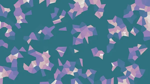 Voronoi Colorati Vettore Astratto Linee Irregolari Modello Mosaico Senza Soluzione — Vettoriale Stock