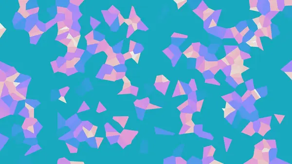 Kleurrijke Voronoi Vector Abstract Naadloze Onregelmatige Lijnen Mozaïek Patroon Geometrische — Stockvector