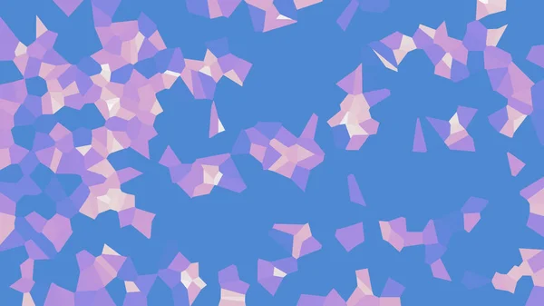 Farbenfrohe Voronoi Vektor Abstrakt Nahtlose Unregelmäßige Linien Mosaikmuster Geometrisches Flaches — Stockvektor