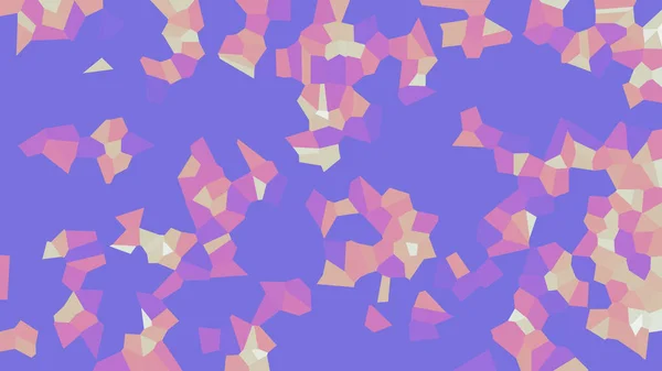 Voronoi Colorati Vettore Astratto Linee Irregolari Modello Mosaico Senza Soluzione — Vettoriale Stock