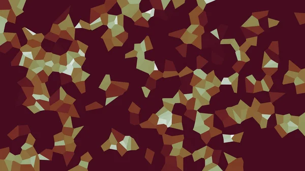 Voronoi Colorido Vetor Abstrato Linhas Irregulares Sem Costura Padrão Mosaico — Vetor de Stock