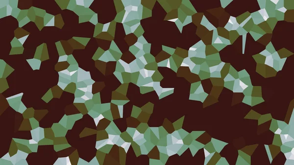 Voronoi Berwarna Vektor Abstrak Garis Mosaik Yang Tak Beraturan Kisi - Stok Vektor