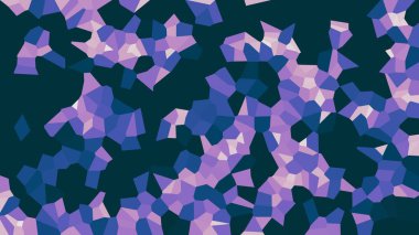 Renkli voronoi vektör soyut. Sorunsuz düzensiz satırları mozaik desen. Geometrik düz ızgara 