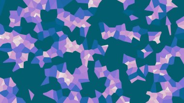 Renkli voronoi vektör soyut. Sorunsuz düzensiz satırları mozaik desen. Geometrik düz ızgara 