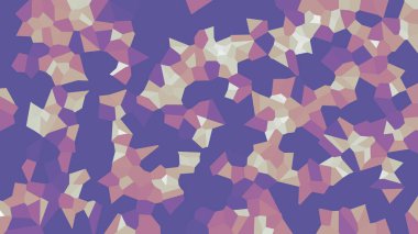 Renkli voronoi vektör soyut. Sorunsuz düzensiz satırları mozaik desen. Geometrik düz ızgara 