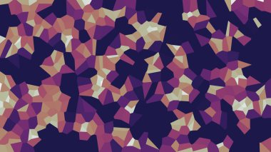 Renkli voronoi vektör soyut. Sorunsuz düzensiz satırları mozaik desen. Geometrik düz ızgara 