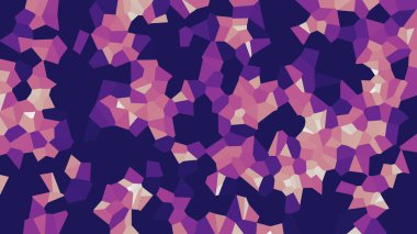 Renkli voronoi vektör soyut. Sorunsuz düzensiz satırları mozaik desen. Geometrik düz ızgara 