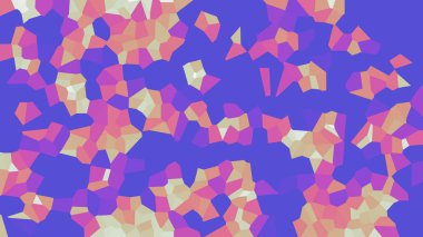 Renkli voronoi vektör soyut. Sorunsuz düzensiz satırları mozaik desen. Geometrik düz ızgara 