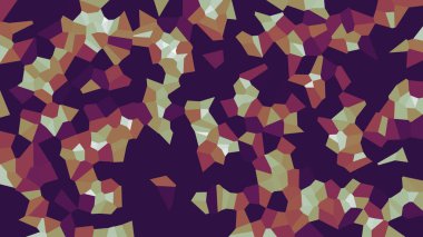 Renkli voronoi vektör soyut. Sorunsuz düzensiz satırları mozaik desen. Geometrik düz ızgara 