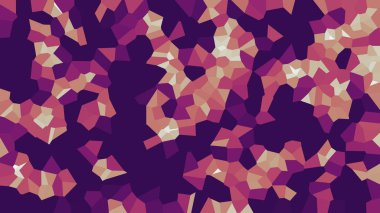 Renkli voronoi vektör soyut. Sorunsuz düzensiz satırları mozaik desen. Geometrik düz ızgara 