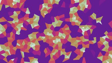 Renkli voronoi vektör soyut. Sorunsuz düzensiz satırları mozaik desen. Geometrik düz ızgara 