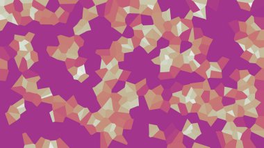 Renkli voronoi vektör soyut. Sorunsuz düzensiz satırları mozaik desen. Geometrik düz ızgara 