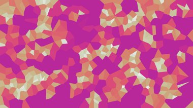 Renkli voronoi vektör soyut. Sorunsuz düzensiz satırları mozaik desen. Geometrik düz ızgara 