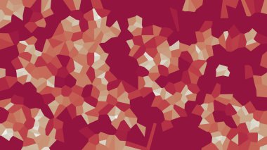 Renkli voronoi vektör soyut. Sorunsuz düzensiz satırları mozaik desen. Geometrik düz ızgara 