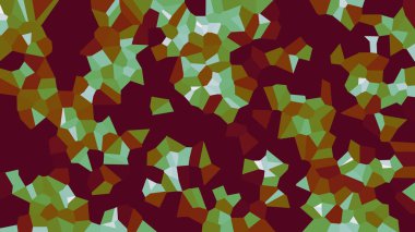 Renkli voronoi vektör soyut. Sorunsuz düzensiz satırları mozaik desen. Geometrik düz ızgara 