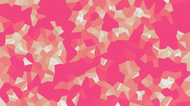 Renkli voronoi vektör soyut. Sorunsuz düzensiz satırları mozaik desen. Geometrik düz ızgara 