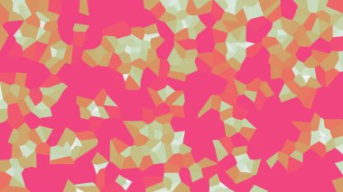 Renkli voronoi vektör soyut. Sorunsuz düzensiz satırları mozaik desen. Geometrik düz ızgara 