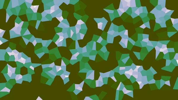 Farbenfrohe Voronoi Vektor Abstrakt Nahtlose Unregelmäßige Linien Mosaikmuster Geometrisches Flaches — Stockvektor