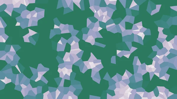 Farbenfrohe Voronoi Vektor Abstrakt Nahtlose Unregelmäßige Linien Mosaikmuster Geometrisches Flaches — Stockvektor