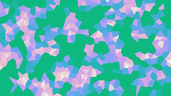 Πολύχρωμο Voronoi Αφηρημένο Διανυσματικό Μωσαϊκό Χωρίς Ραφές Ακανόνιστες Γραμμές Γεωμετρική — Διανυσματικό Αρχείο