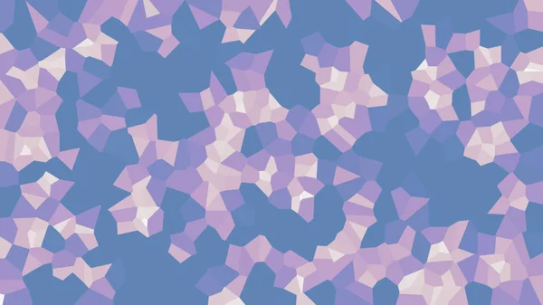 Kleurrijke Voronoi Vector Abstract Naadloze Onregelmatige Lijnen Mozaïek Patroon Geometrische — Stockvector