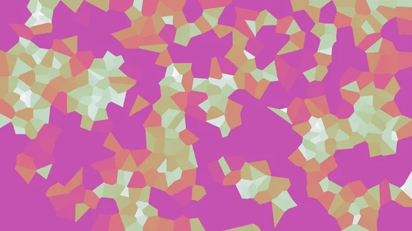 Voronoi Colorido Vetor Abstrato Linhas Irregulares Sem Costura Padrão Mosaico — Vetor de Stock