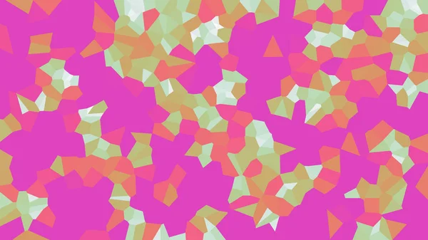 Kleurrijke Voronoi Vector Abstract Naadloze Onregelmatige Lijnen Mozaïek Patroon Geometrische — Stockvector