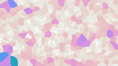 Renkli voronoi vektör soyut. Sorunsuz düzensiz satırları mozaik desen. Geometrik düz ızgara 