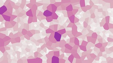 Renkli voronoi vektör soyut. Sorunsuz düzensiz satırları mozaik desen. Geometrik düz ızgara 