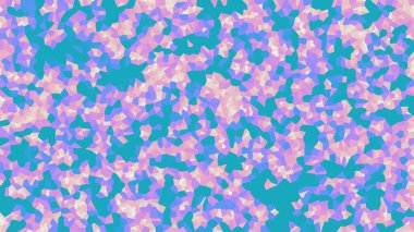 Renkli voronoi vektör soyut. Sorunsuz düzensiz satırları mozaik desen. Geometrik düz ızgara 