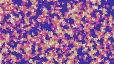 Renkli voronoi vektör soyut. Sorunsuz düzensiz satırları mozaik desen. Geometrik düz ızgara 