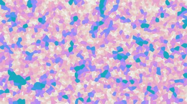 Renkli voronoi vektör soyut. Sorunsuz düzensiz satırları mozaik desen. Geometrik düz ızgara 