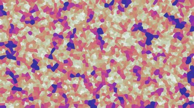 Renkli voronoi vektör soyut. Sorunsuz düzensiz satırları mozaik desen. Geometrik düz ızgara 