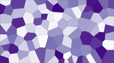 Vitray renkli voronoi, vektör eps soyut. Düzensiz hücre arka plan deseni. 2D geometrik şekiller kılavuz - Vetorial 8k Hd