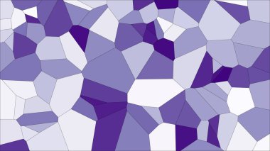 Vitray renkli voronoi, vektör eps soyut. Düzensiz hücre arka plan deseni. 2D geometrik şekiller kılavuz - Vetorial 8k Hd