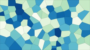 Vitray renkli voronoi, vektör eps soyut. Düzensiz hücre arka plan deseni. 2D geometrik şekiller kılavuz - Vetorial 8k Hd