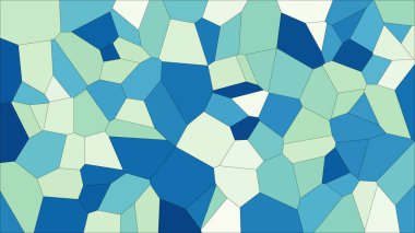 Vitray renkli voronoi, vektör eps soyut. Düzensiz hücre arka plan deseni. 2D geometrik şekiller kılavuz - Vetorial 8k Hd